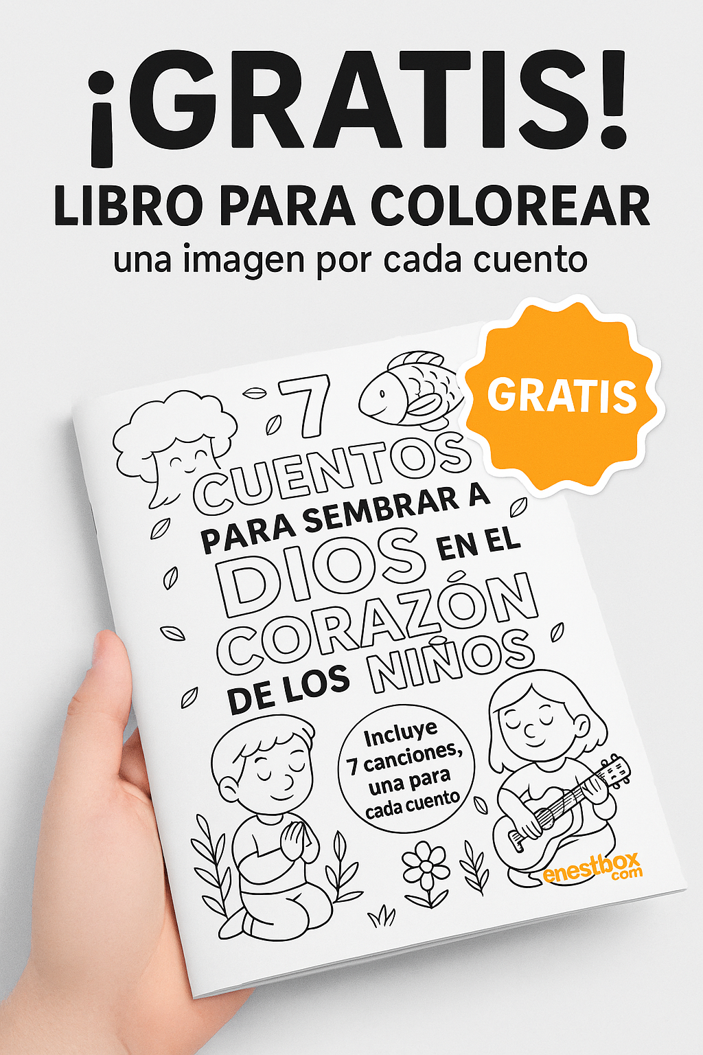 Ebook digital  7 cuentos para sembrar a Dios en el corazón de los niños